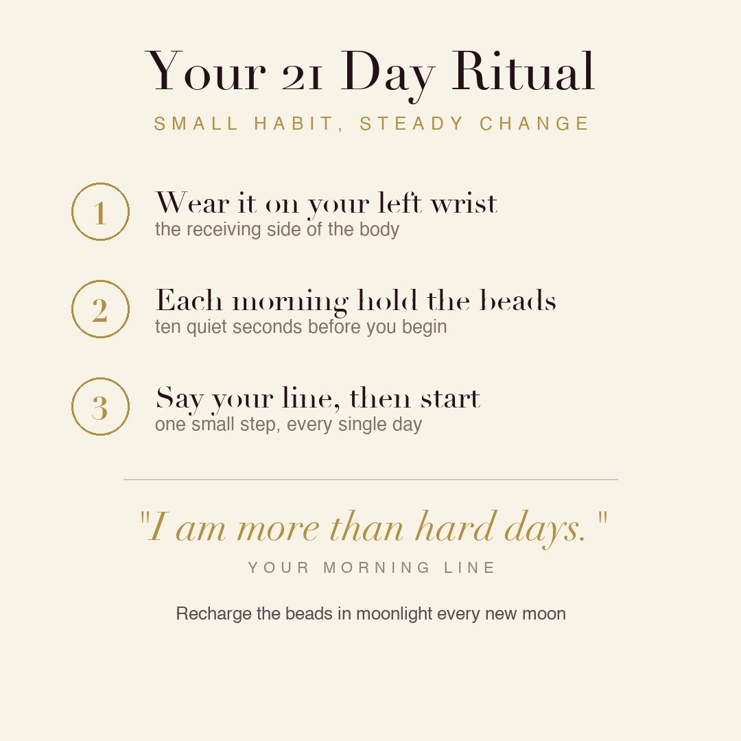 Mental Clarity Bracelet 21 day ritual