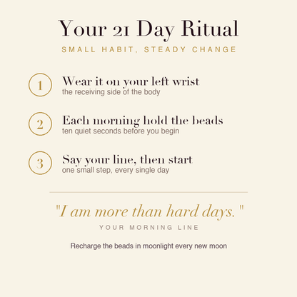 Mental Clarity Bracelet 21 day ritual