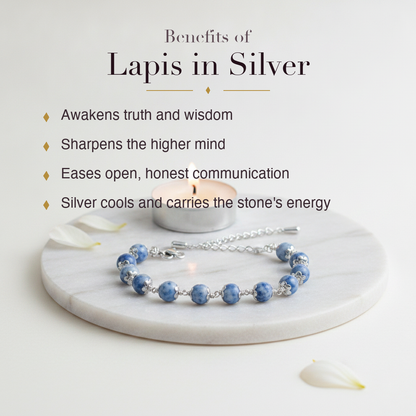 Benefits of Lapis Silver Bracelet