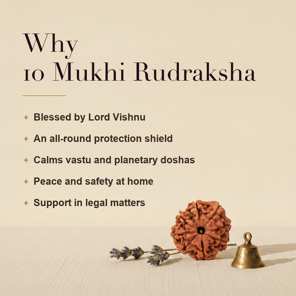 Why 10 Mukhi Rudraksha