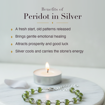 Benefits of Peridot Silver Bracelet
