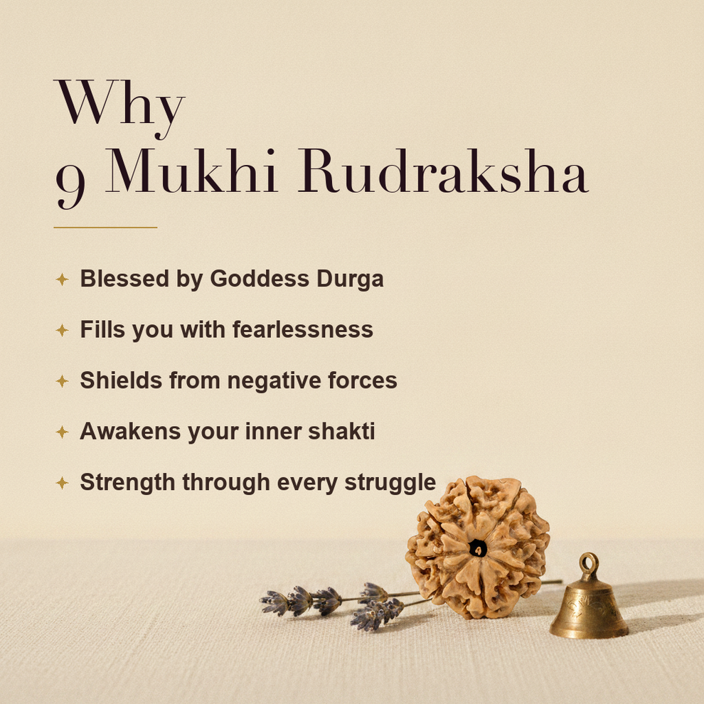 Why 9 Mukhi Rudraksha