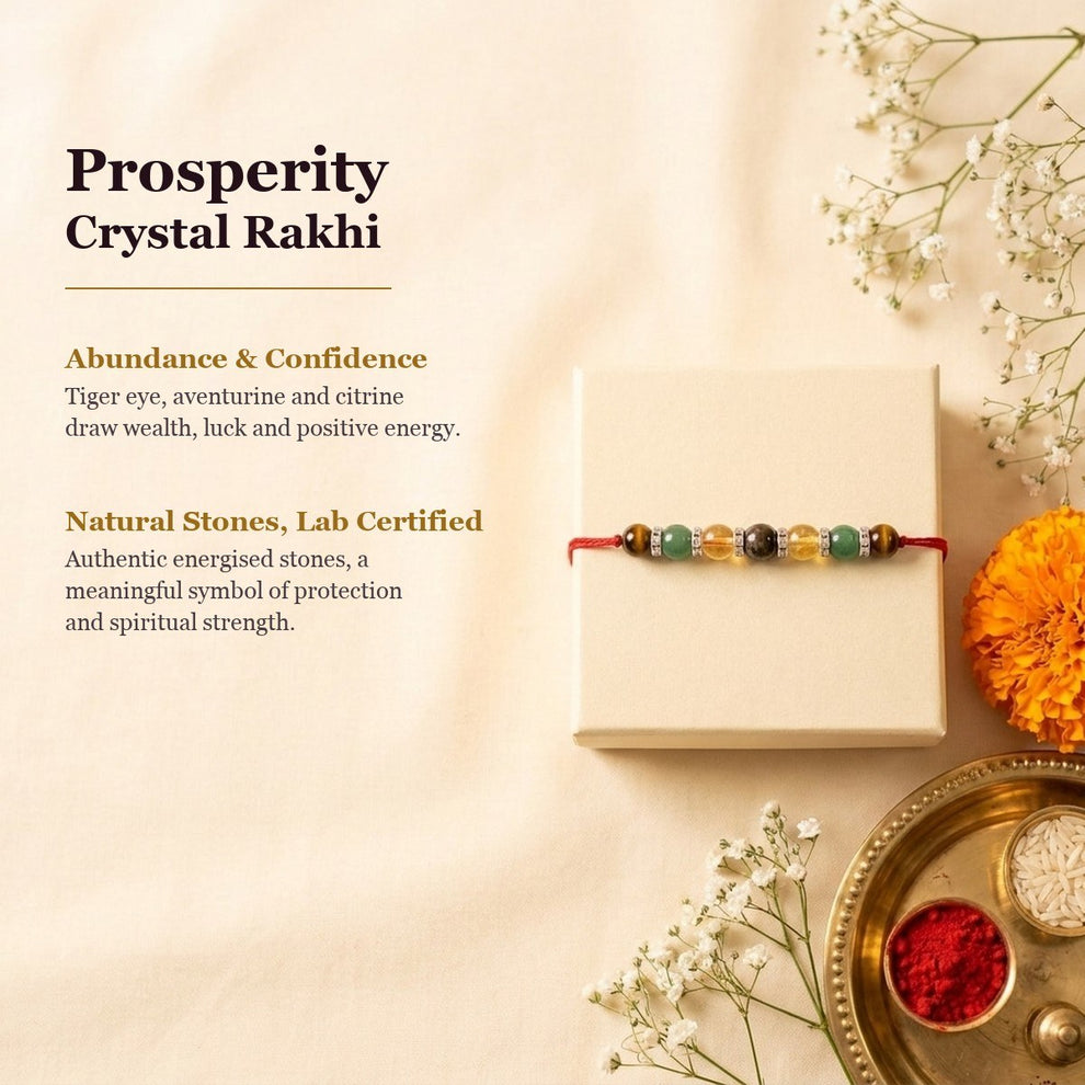 Benefits of Prosperity Crystal Rakhi