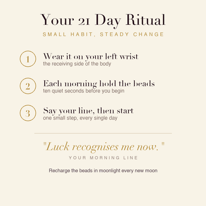 Good Luck & Fortune Bracelet 21 day ritual