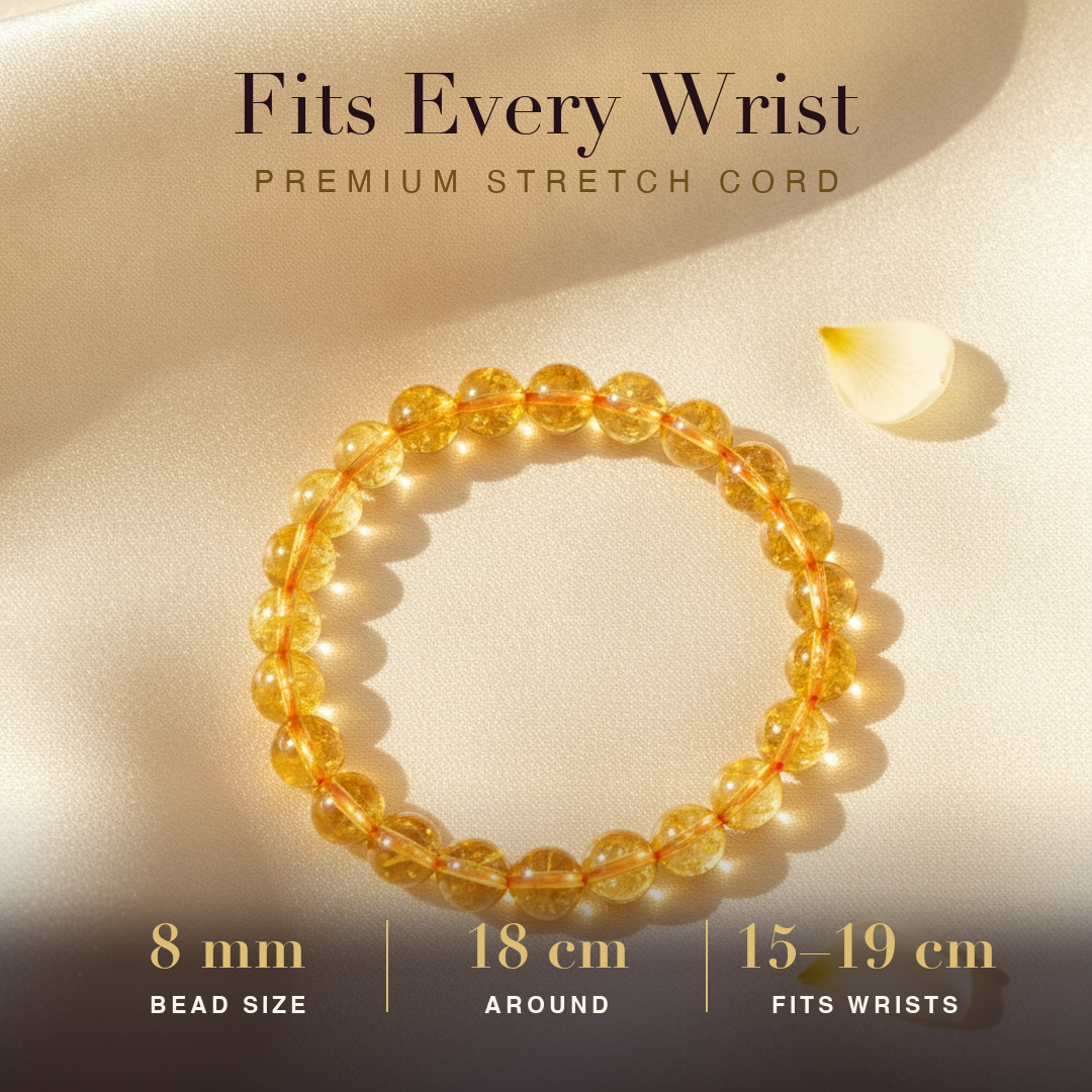Citrine Bracelet size and fit