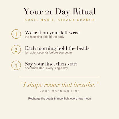 Interior Designer's Vision Bracelet 21 day ritual