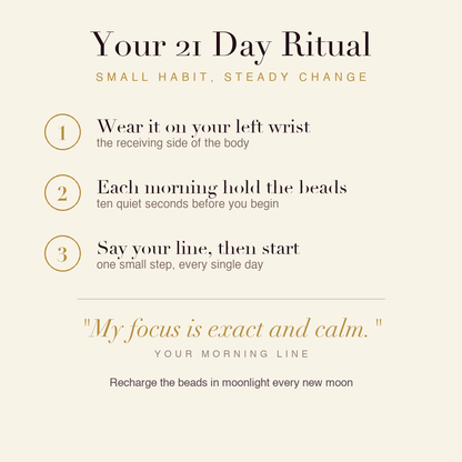 Chartered Accountant's Bracelet 21 day ritual