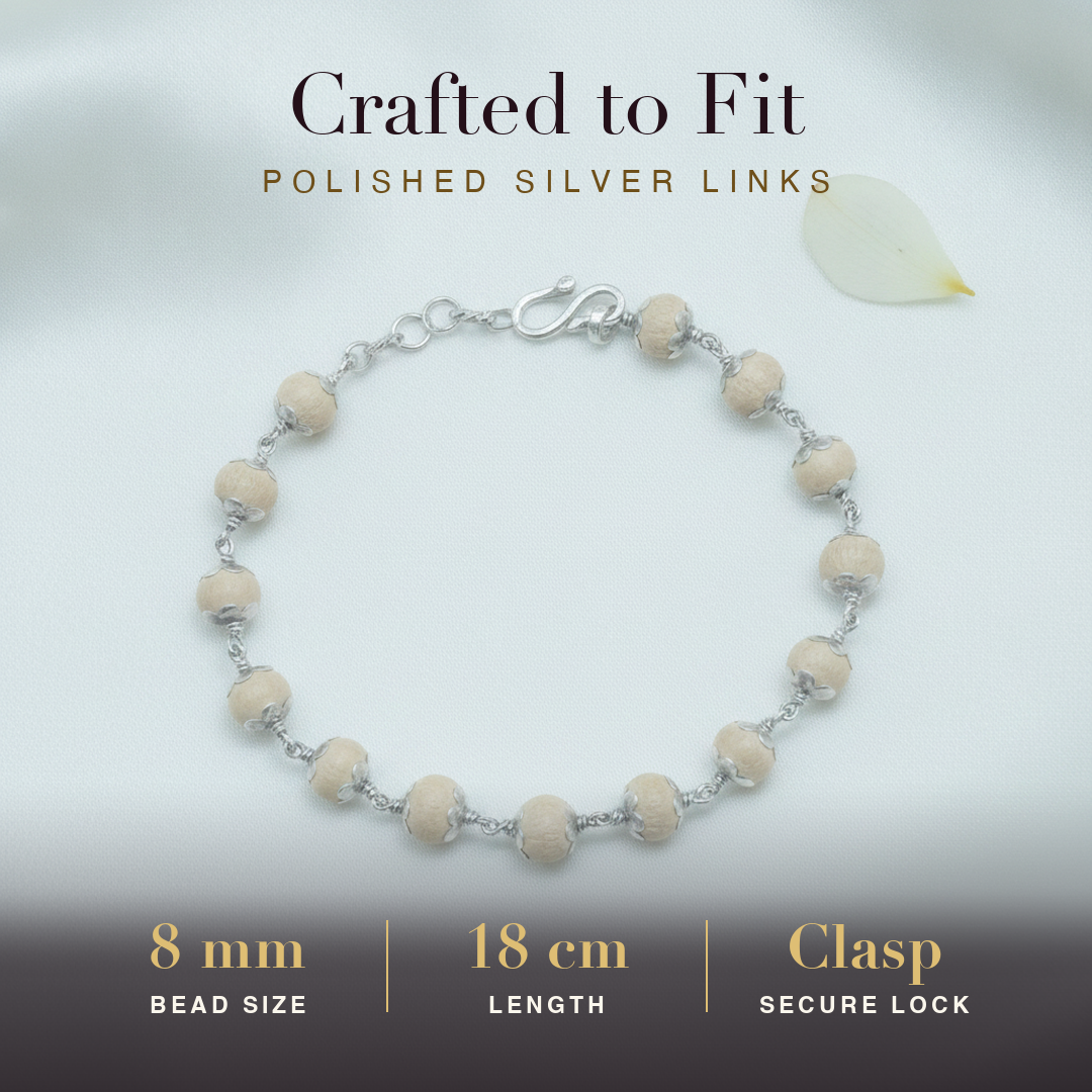 Tulsi Silver Bracelet size and fit