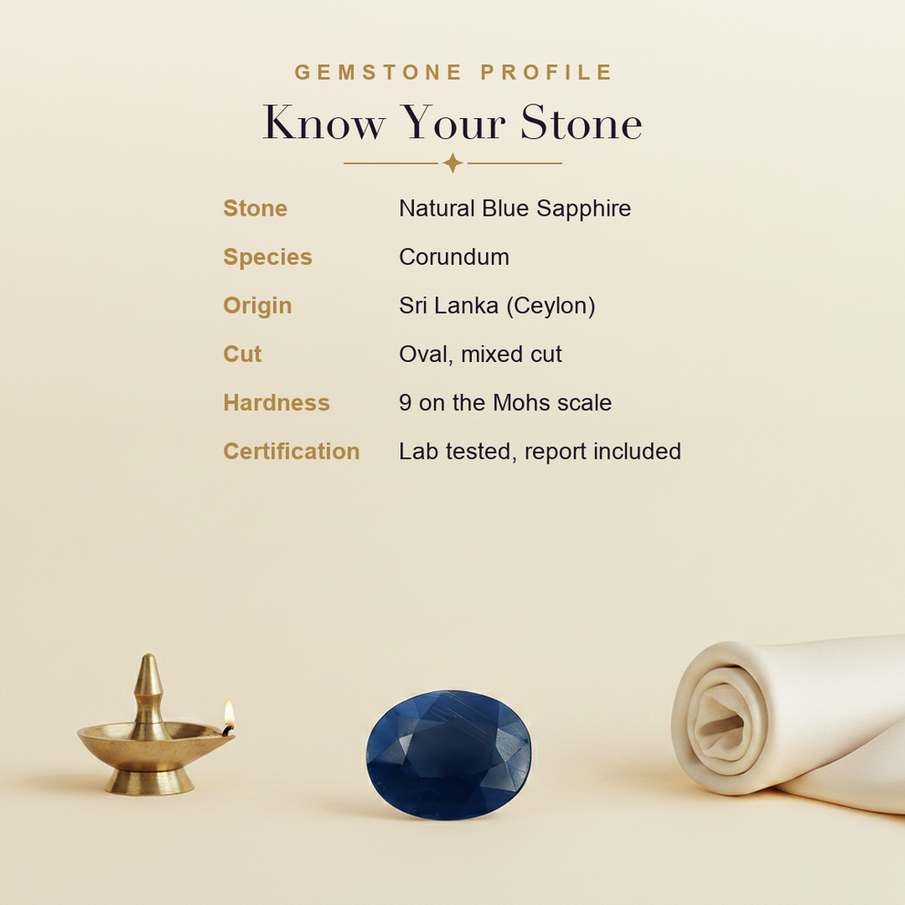 Blue Sapphire (Neelam) — gemstone profile