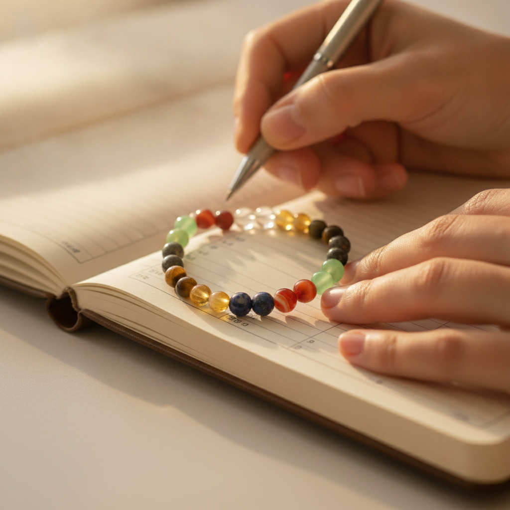 Client Attractor Bracelet in use