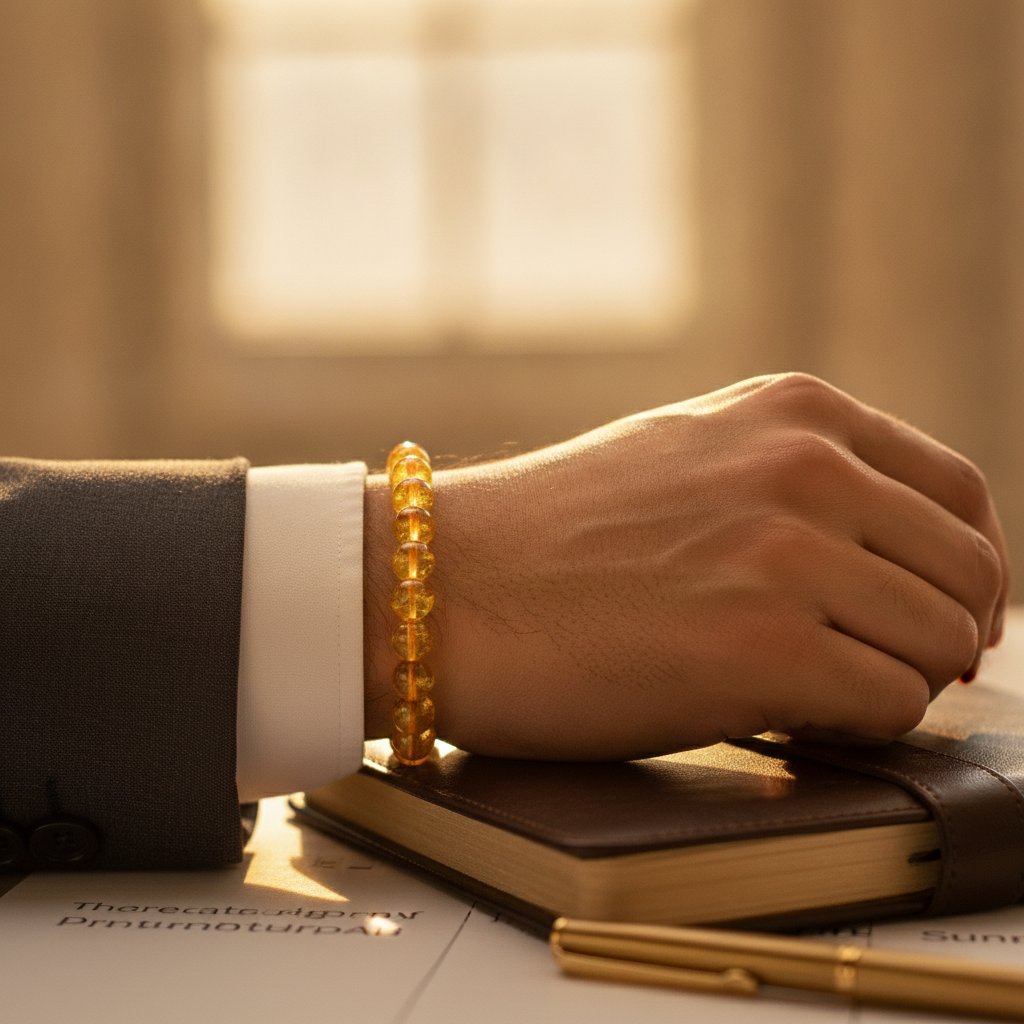Citrine Bracelet worn