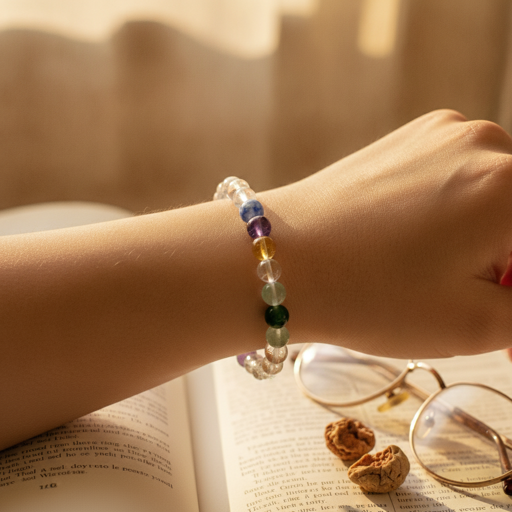 Eyesight Enhancer Bracelet in use