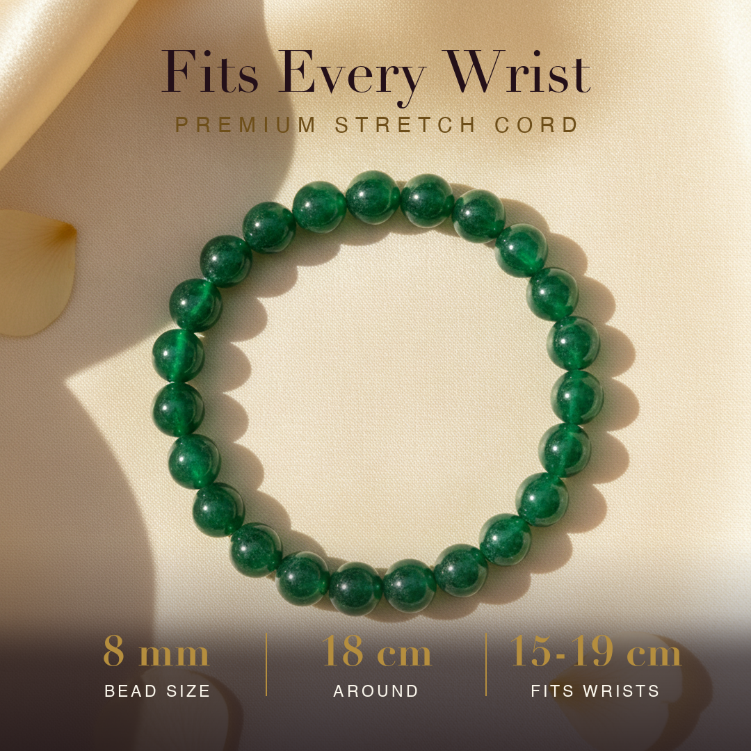 Green Aventurine Bracelet size and fit