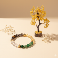 Vyapar Samriddhi Combo (Dhan Yog Bracelet + Citrine Crystal Tree)