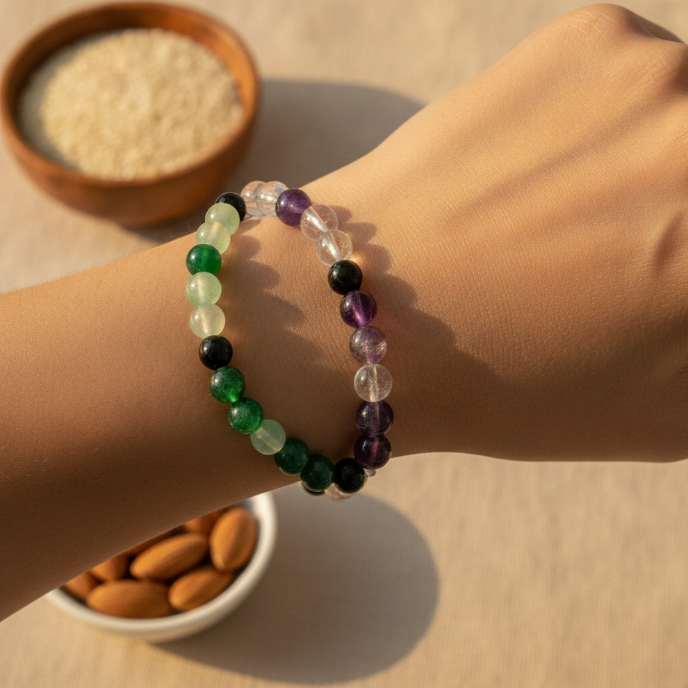 Bone Strength Bracelet in use