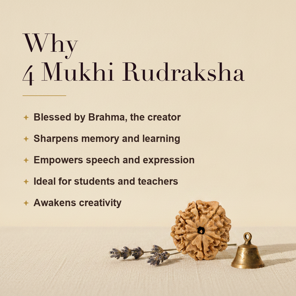 Why 4 Mukhi Rudraksha