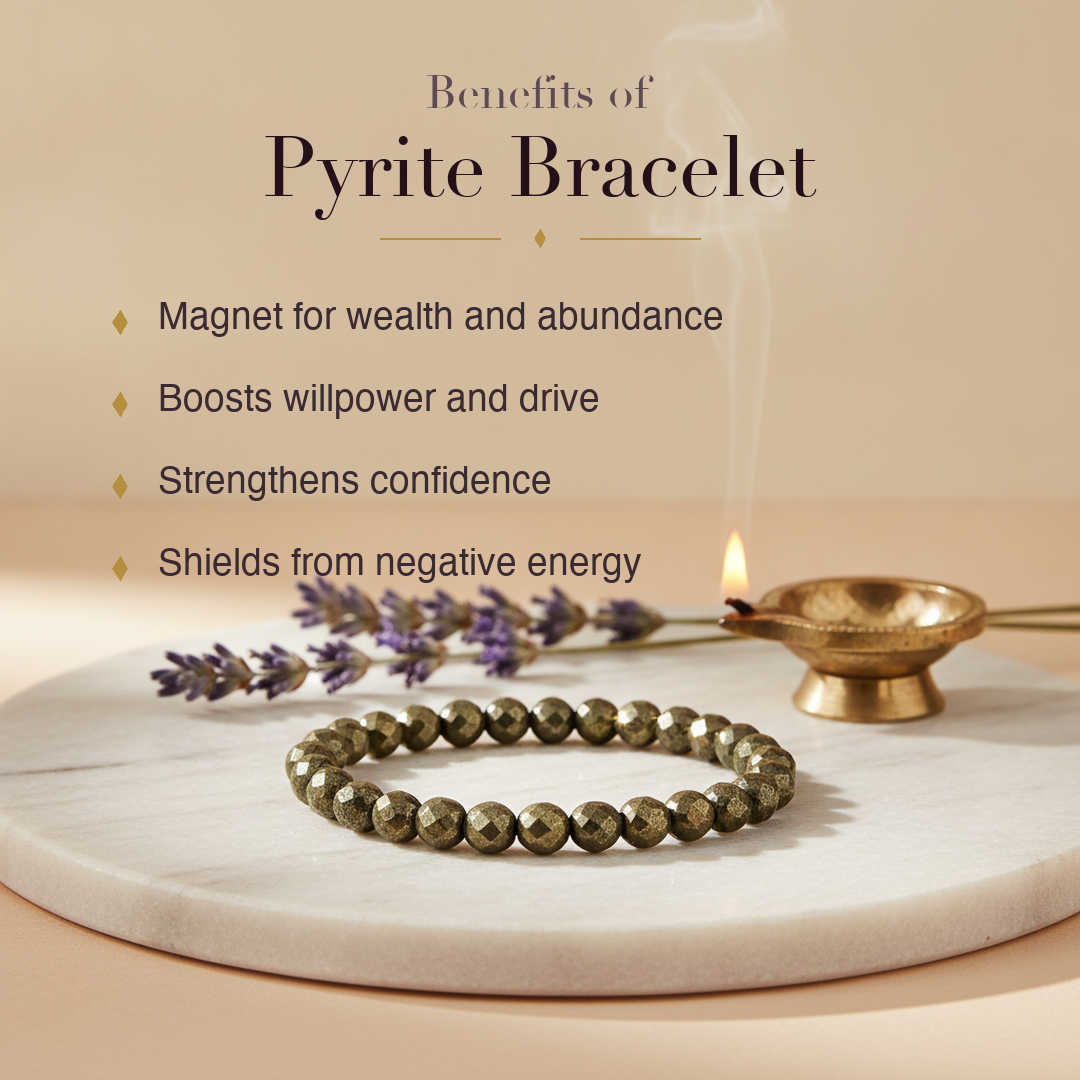 Pyrite Bracelet benefits