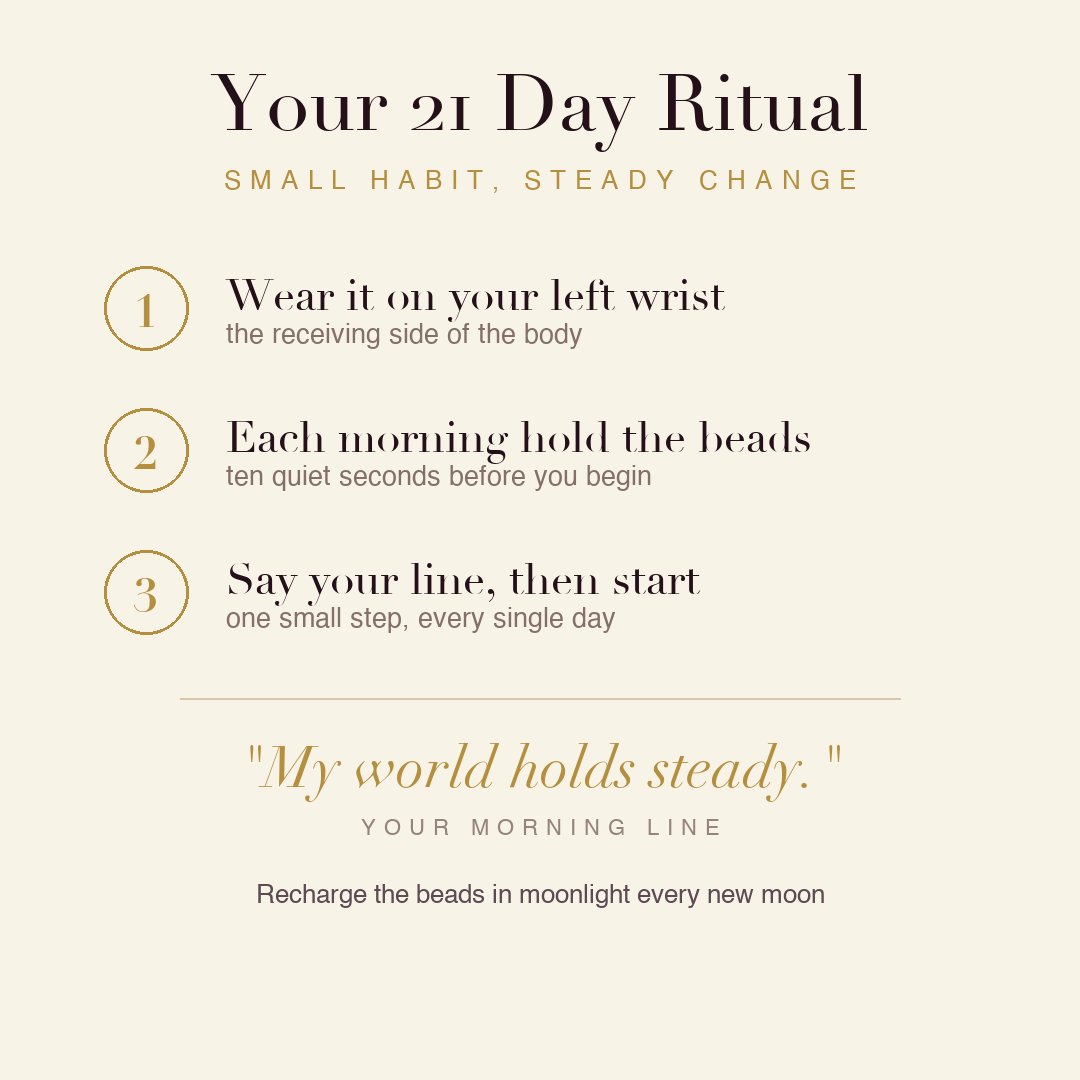 Migraine & Vertigo Relief Bracelet 21 day ritual