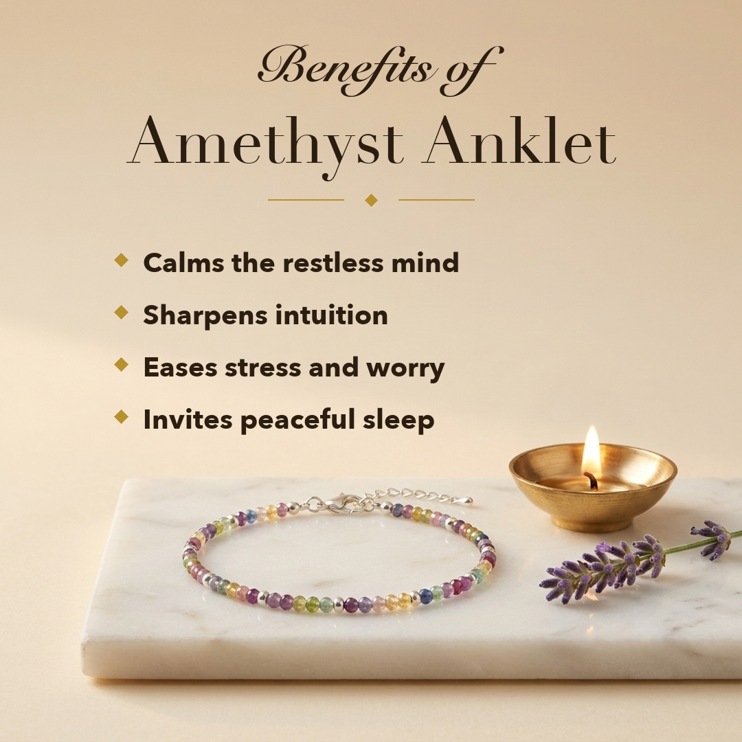 Divine Amethyst Anklet benefits