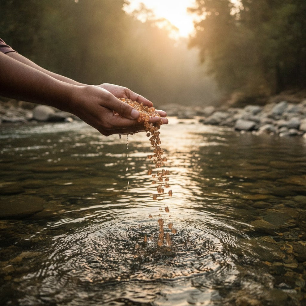 Jal Pravah Hessonite - the Jal Pravah moment