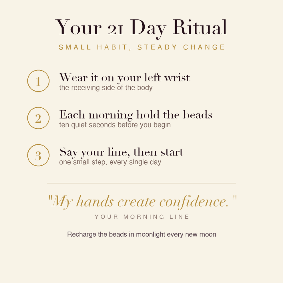 Makeup Artist's Creativity Bracelet 21 day ritual