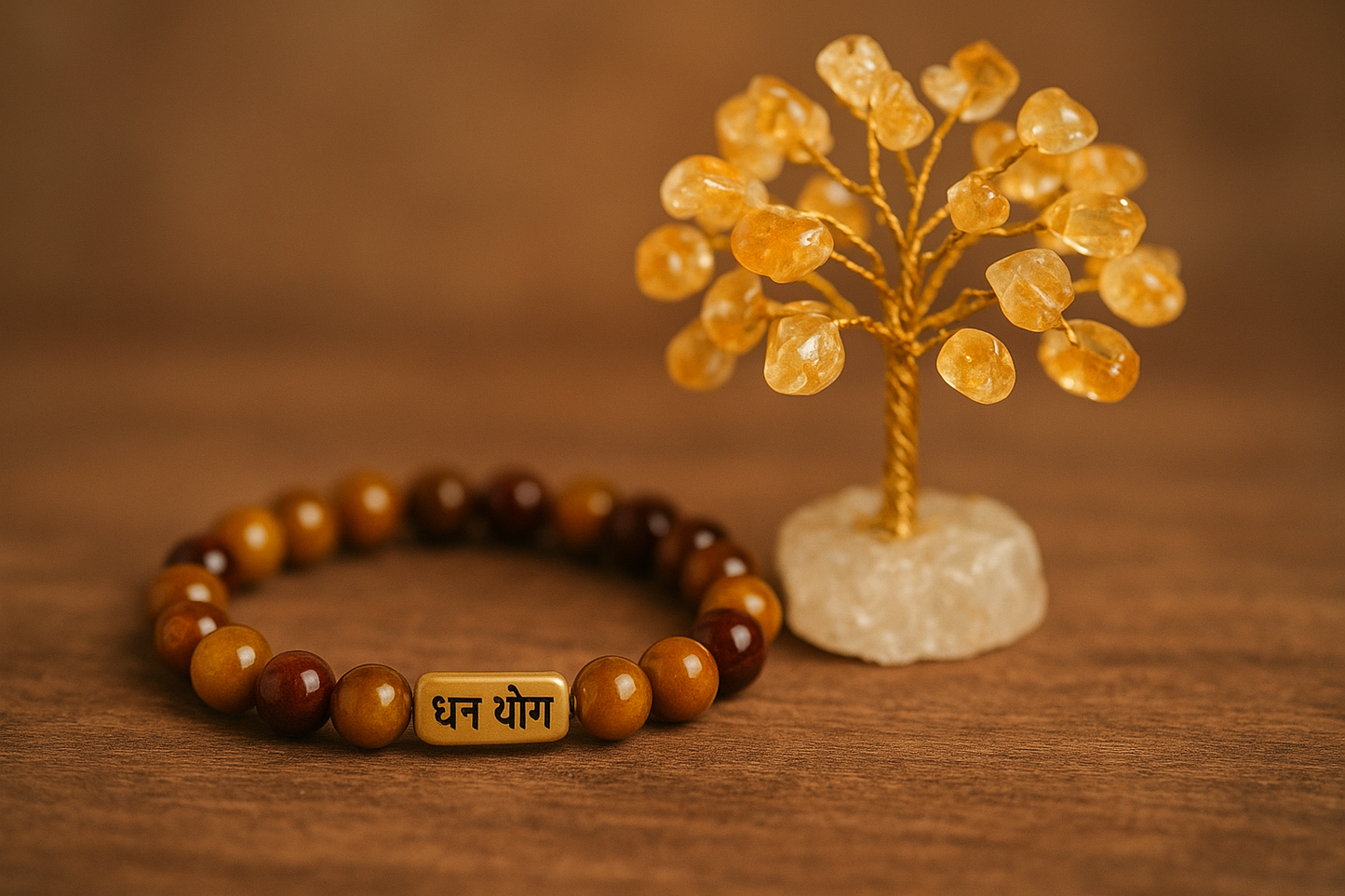 Vyapar Samriddhi Combo (Dhan Yog Bracelet + Citrine Crystal Tree)