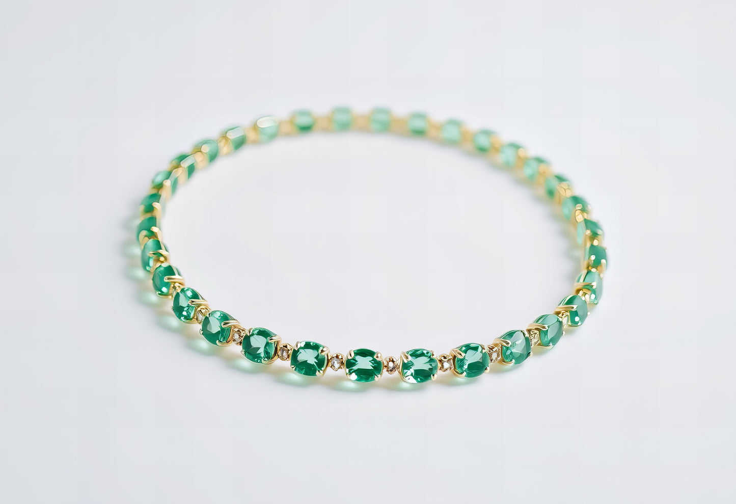 Peridot Silver Bracelet