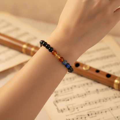 Musician's Harmony Bracelet in use
