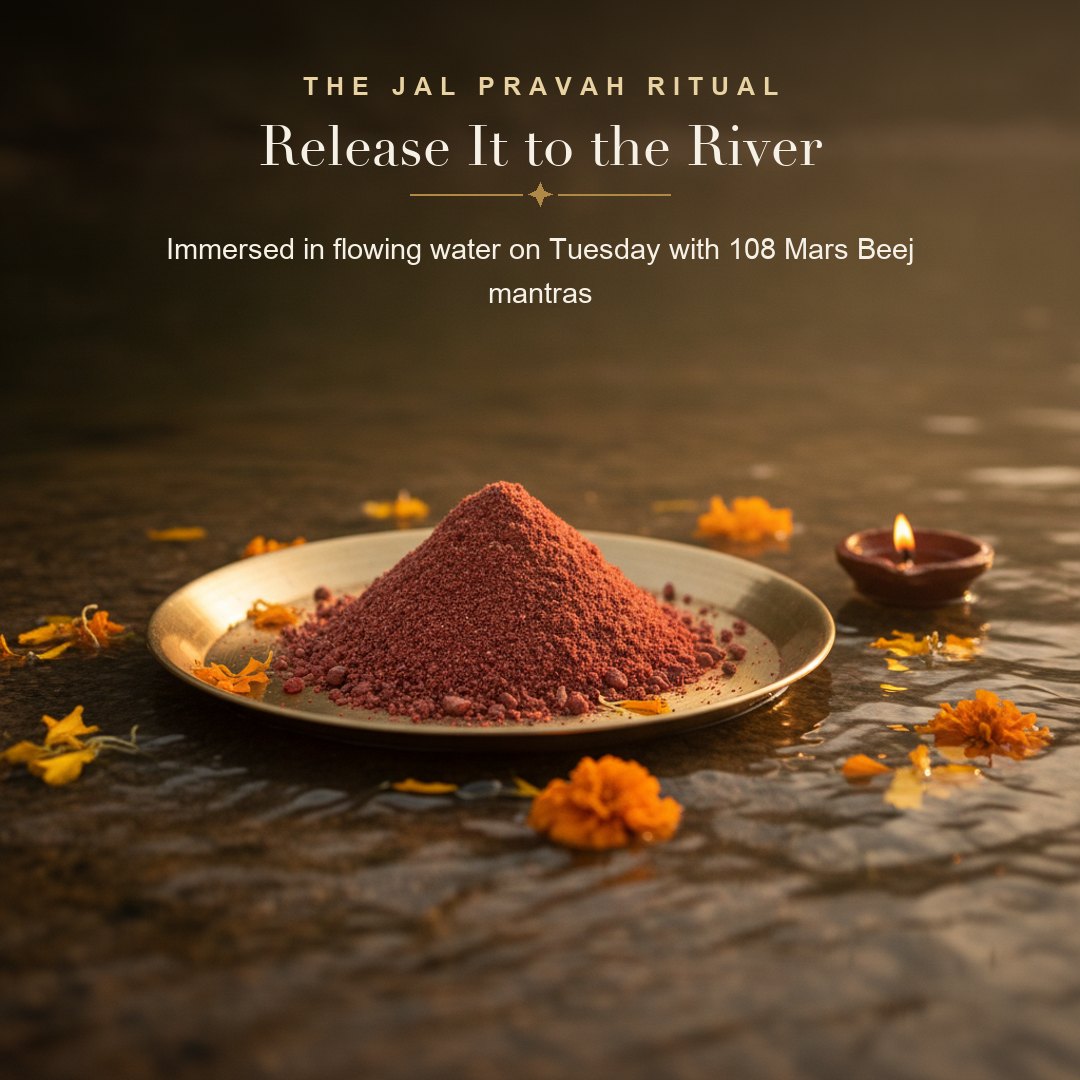 Jal Pravah Red Coral - the ritual