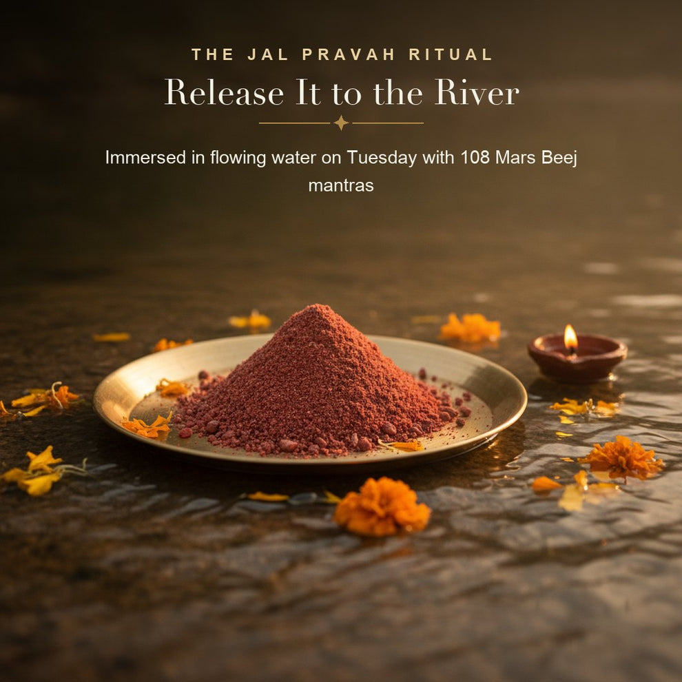 Jal Pravah Red Coral - the ritual