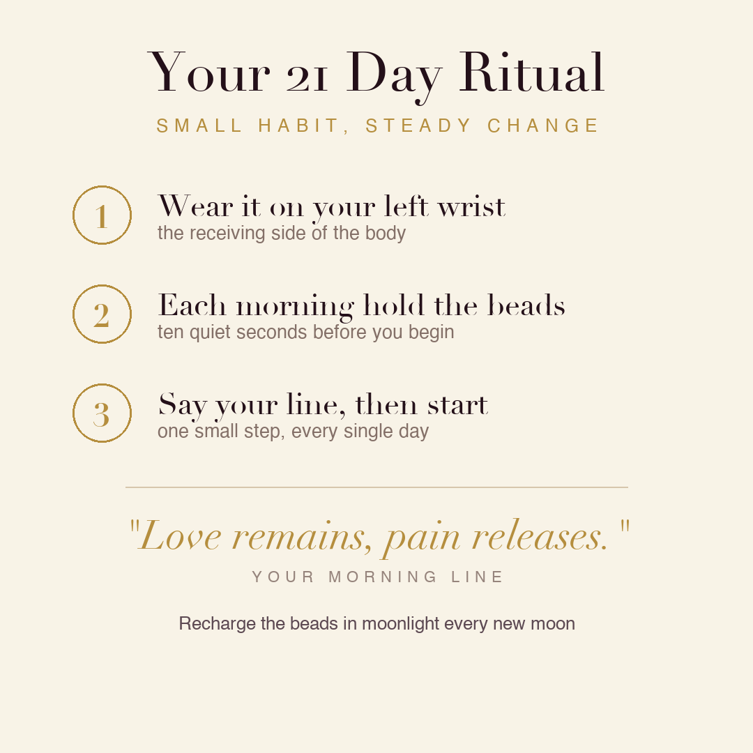 Grief & Loss Comfort Bracelet 21 day ritual