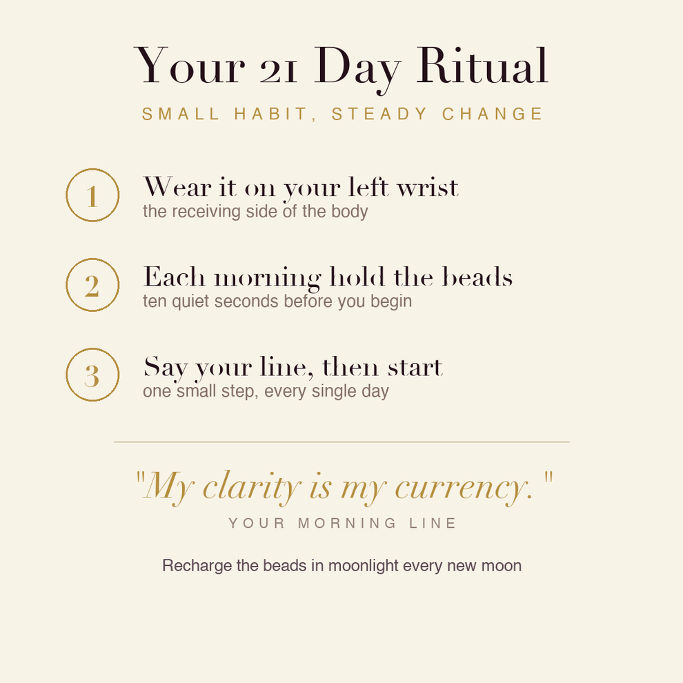 Consultant's Clarity Bracelet 21 day ritual