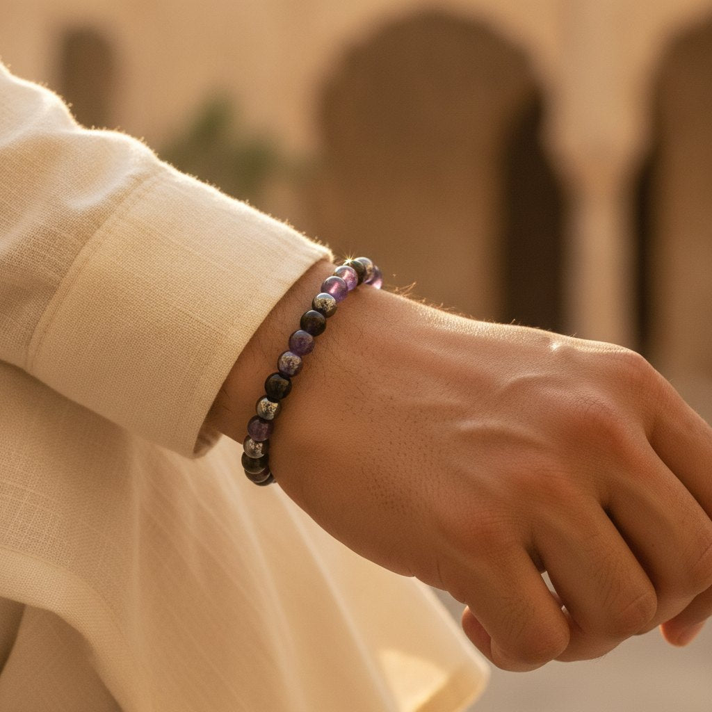 Iron Will Bracelet worn on wrist