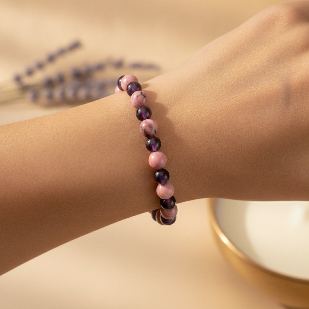 Stress & Anxiety Relief Bracelet in use