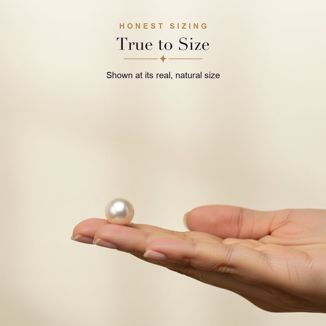 South Sea Pearl (Moti) — true to size