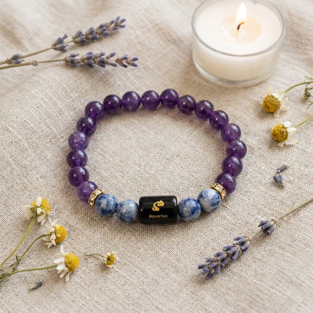 Aquarius Zodiac Bracelet lifestyle