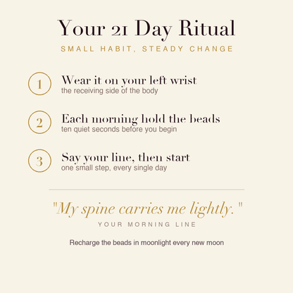 Back Pain Relief Bracelet 21 day ritual