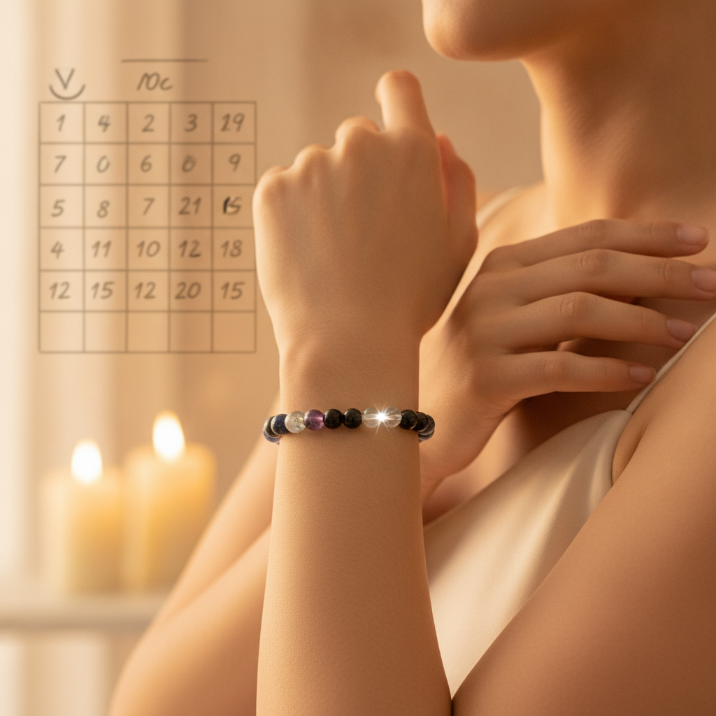 Numerologist's Insight Bracelet in use