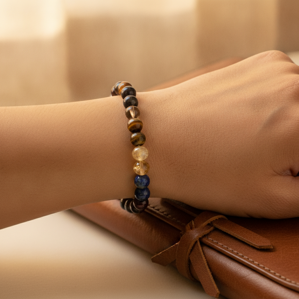 Court Case Victory Bracelet in use