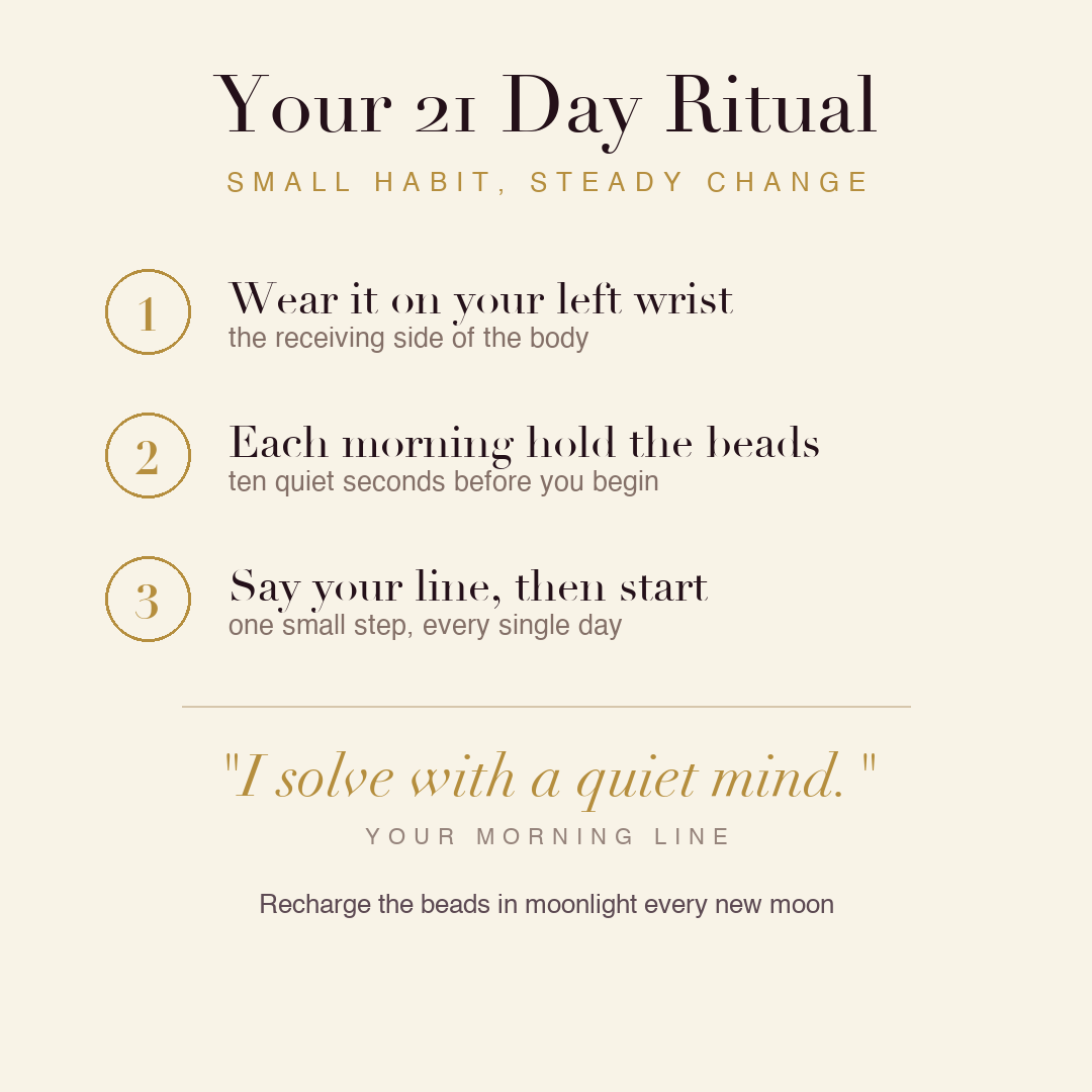 Engineer's Focus Bracelet 21 day ritual