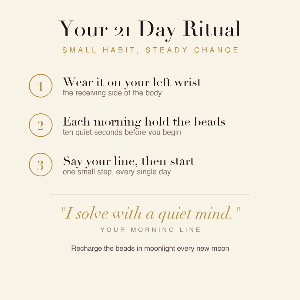 Engineer's Focus Bracelet 21 day ritual