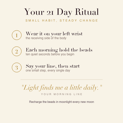 Depression Relief Bracelet 21 day ritual