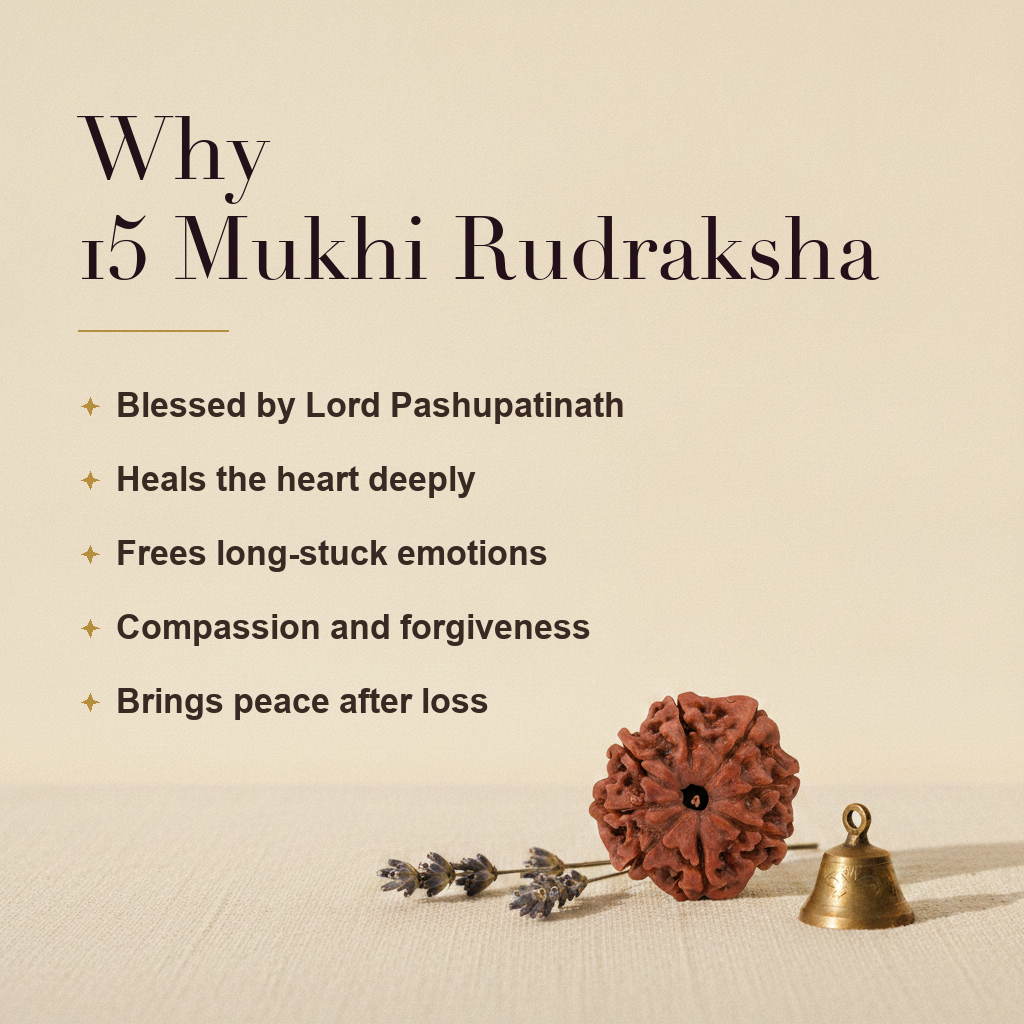 Why 15 Mukhi Rudraksha