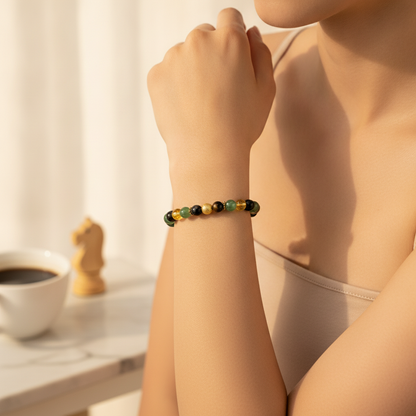 Mental Focus Bracelet in use