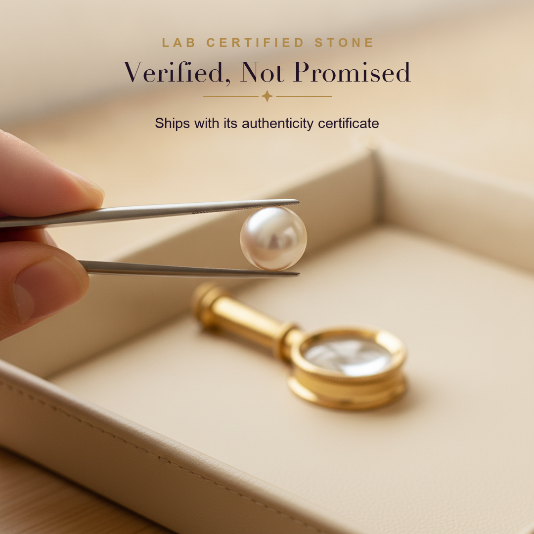 South Sea Pearl (Moti) — lab certified