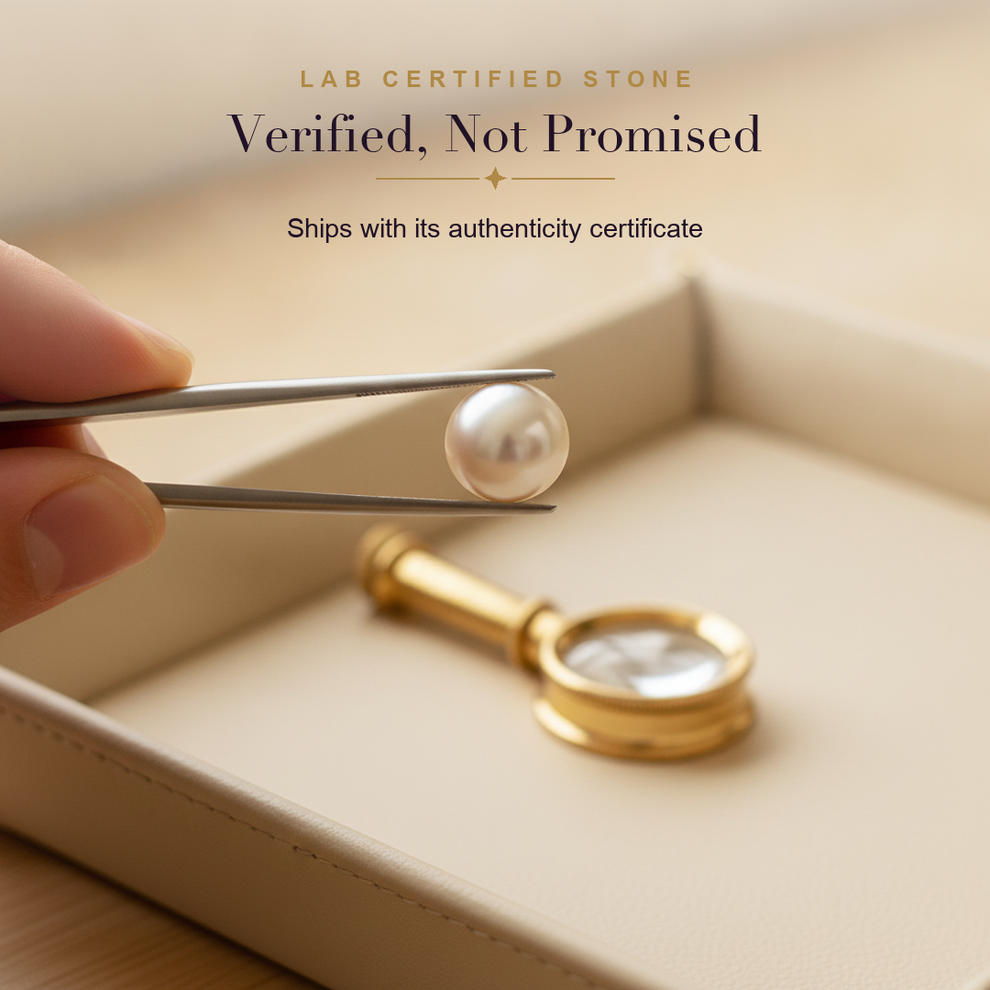 South Sea Pearl (Moti) — lab certified