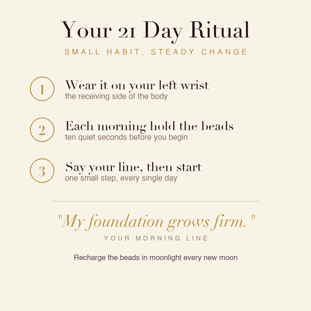 Bone Strength Bracelet 21 day ritual