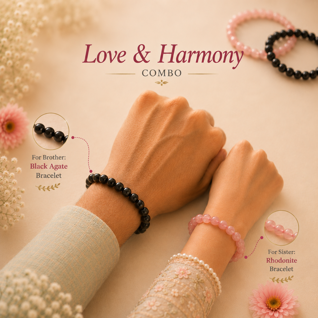 Love & Harmony Rakhi Combo lifestyle