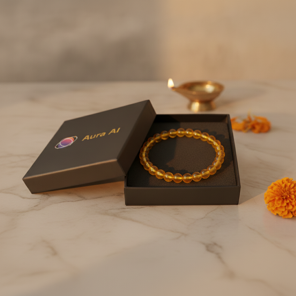 Premium packaging — Citrine Bracelet