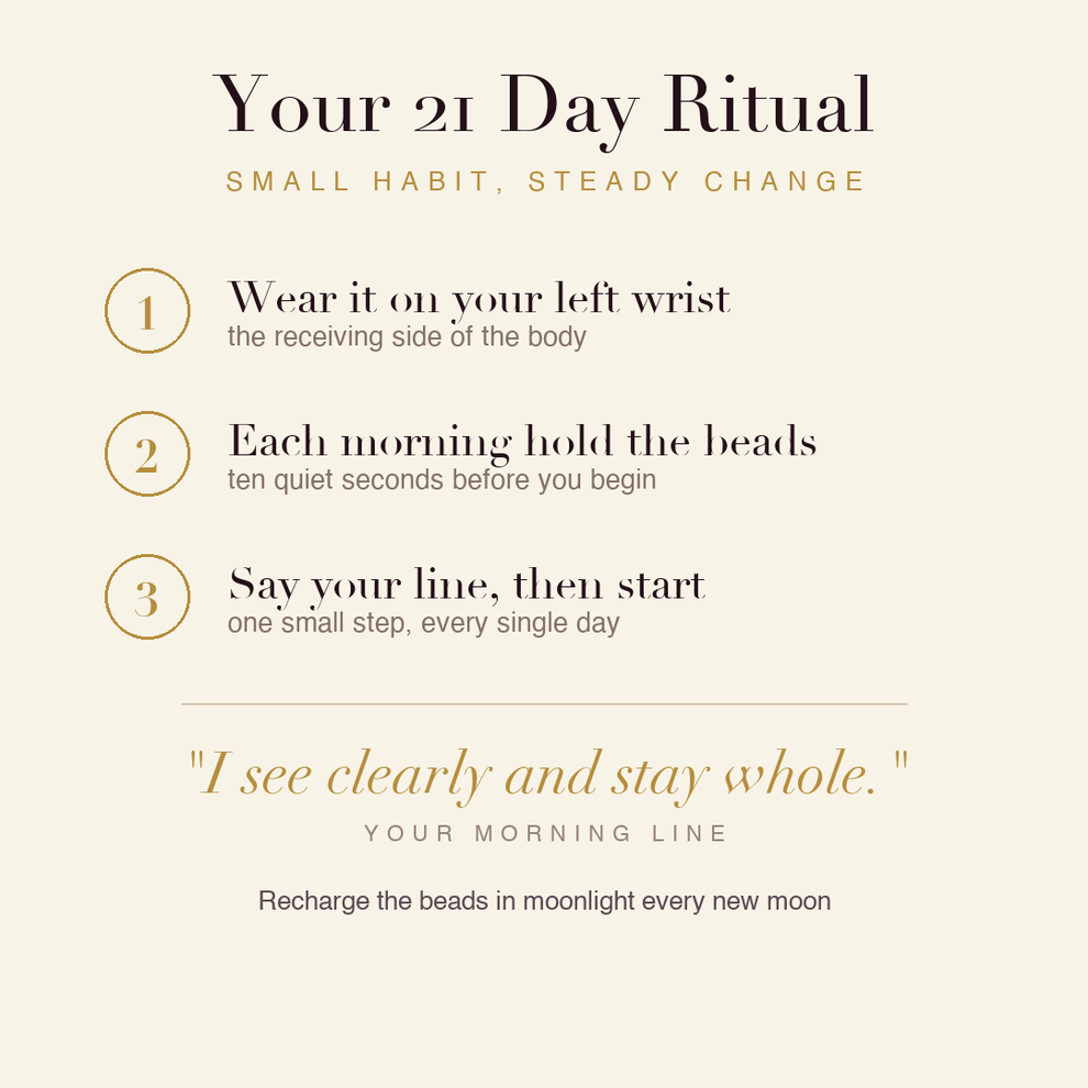 Astrologer's Cosmic Bracelet 21 day ritual